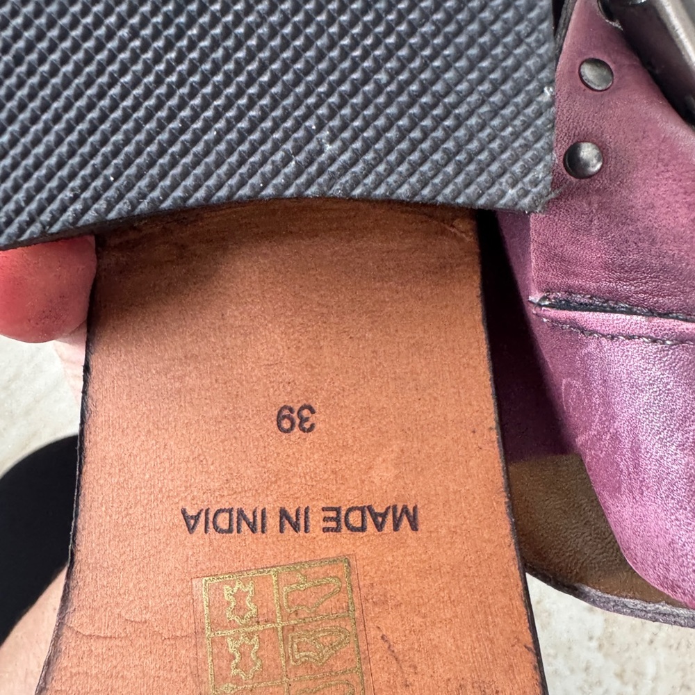 Free People Purple Studded Sandals - Picture 14 of 15